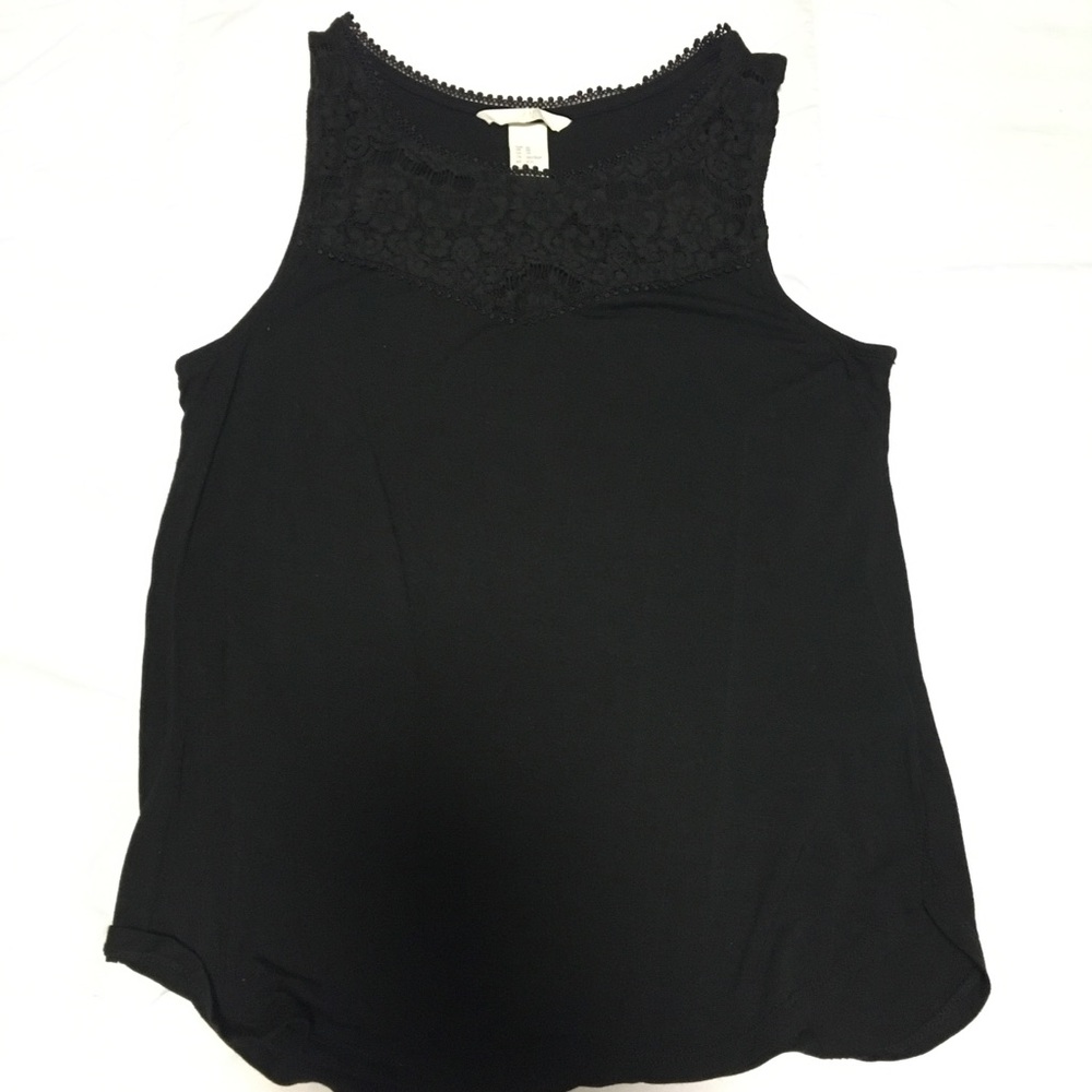 H&M Top- Black- size XS - Picture 1 of 2